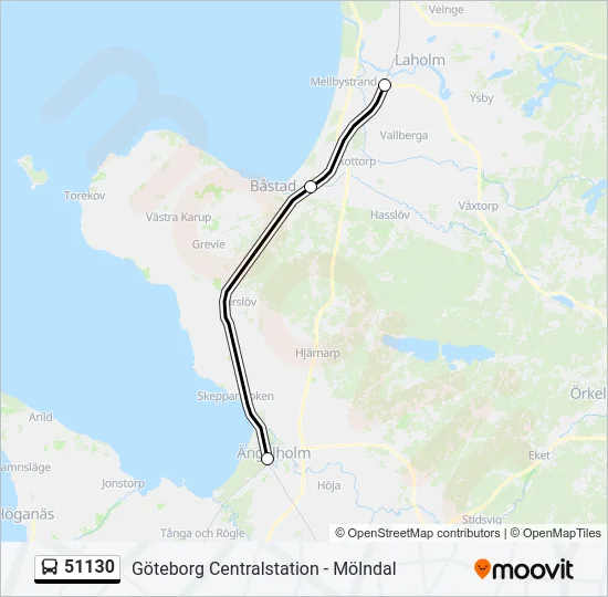 51130 Bus Line Map