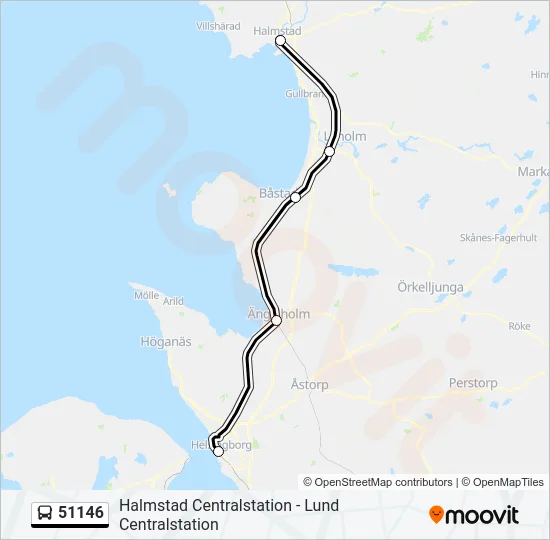 51146 Bus Line Map