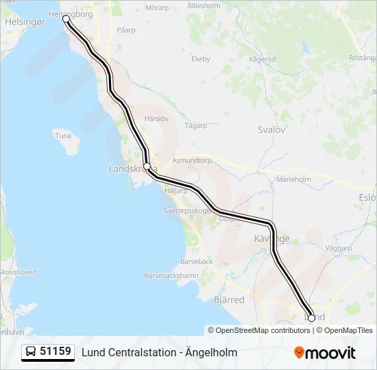 51159 Bus Line Map