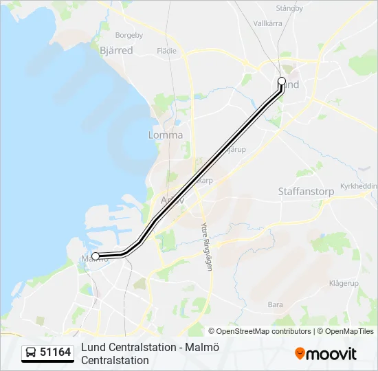 51164 Bus Line Map