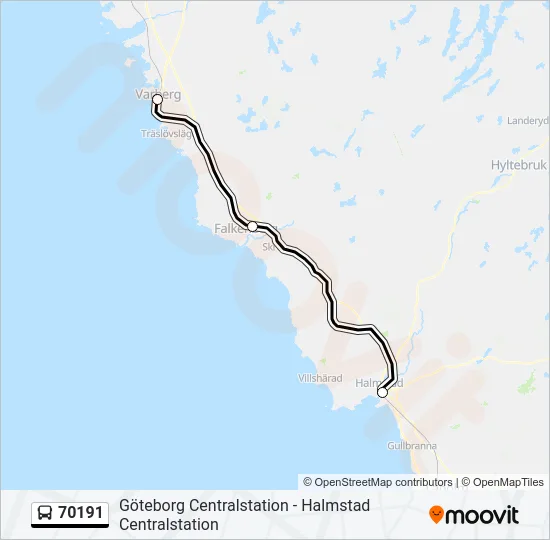 70191 Bus Line Map