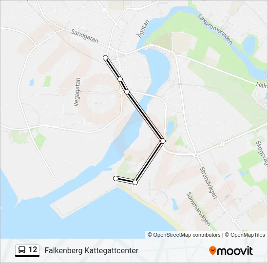 12 Bus Line Map