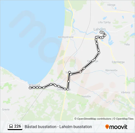 226 Bus Line Map