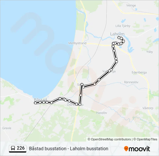 226 Bus Line Map