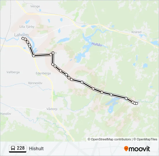 228 Bus Line Map