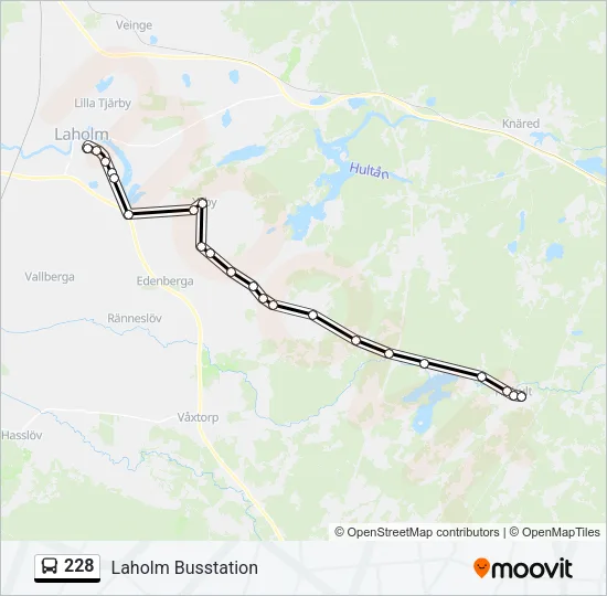 228 Bus Line Map