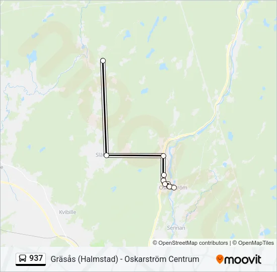 937 Bus Line Map