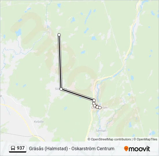 937 Bus Line Map