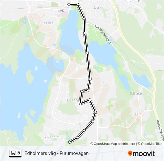5  Line Map