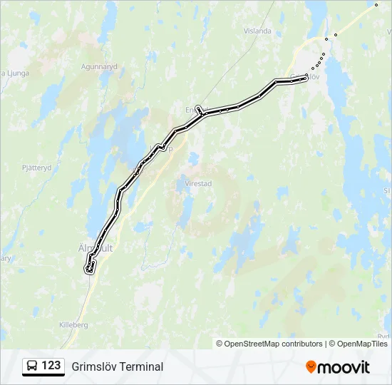 123 Bus Line Map
