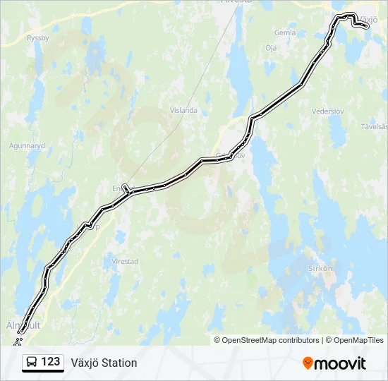 123 Bus Line Map