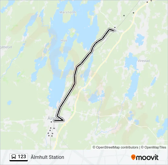 123 Bus Line Map