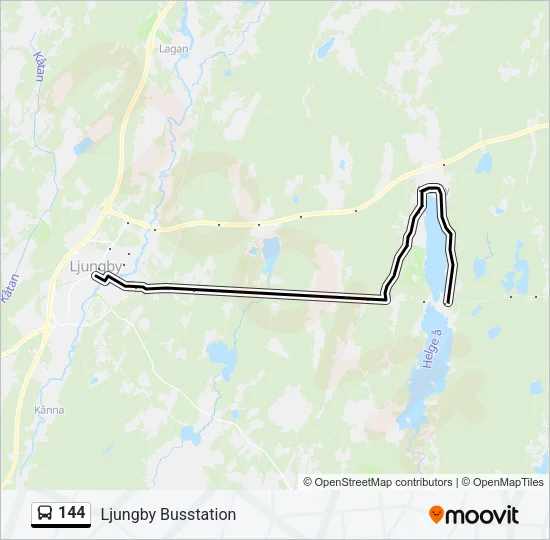 144 Bus Line Map