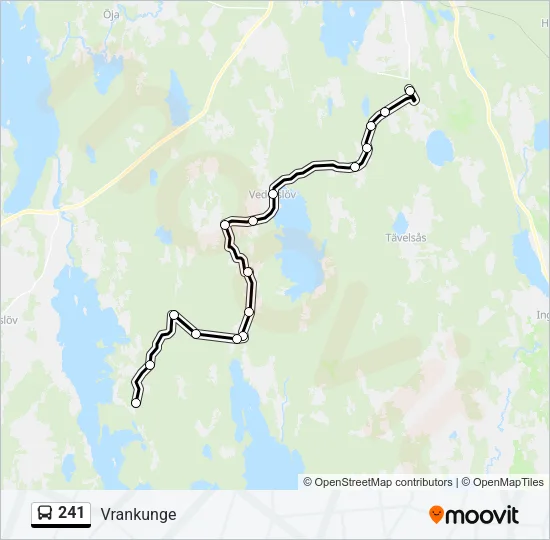 241 Bus Line Map