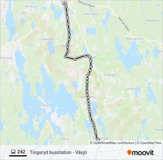 242 Bus Line Map