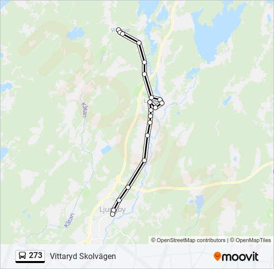 273 bus Line Map