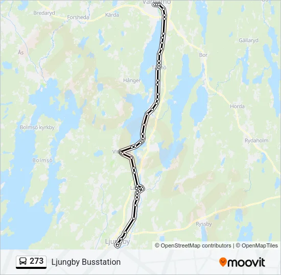273 Bus Line Map