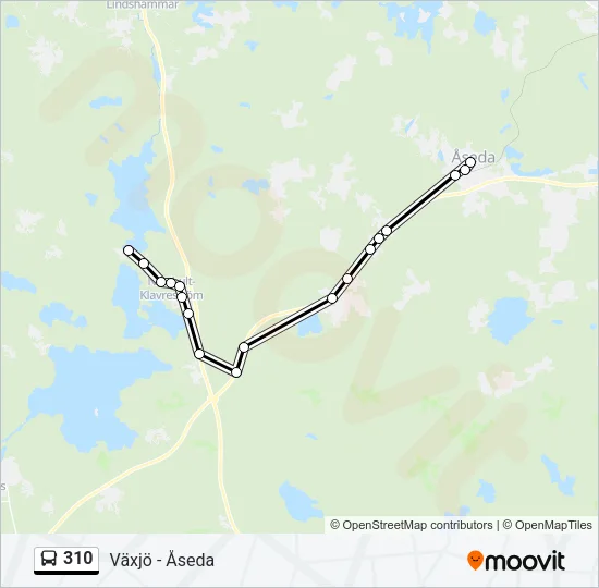 310 Bus Line Map