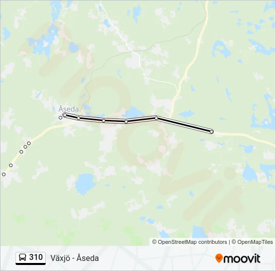 310 Bus Line Map