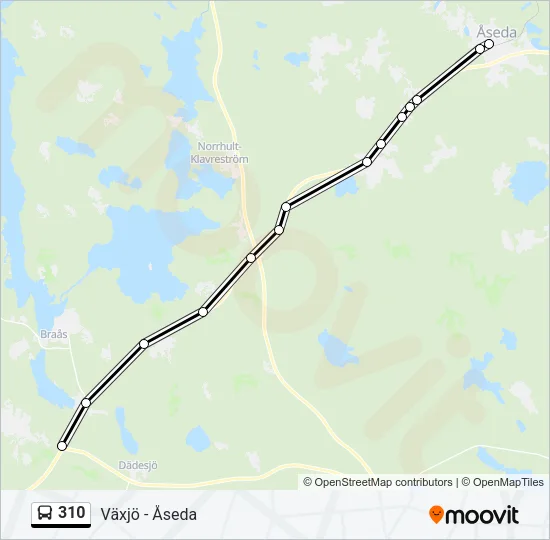 310 Bus Line Map