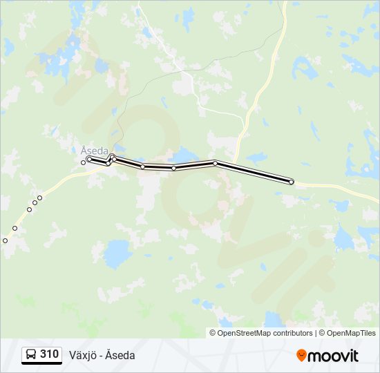 310 bus Line Map