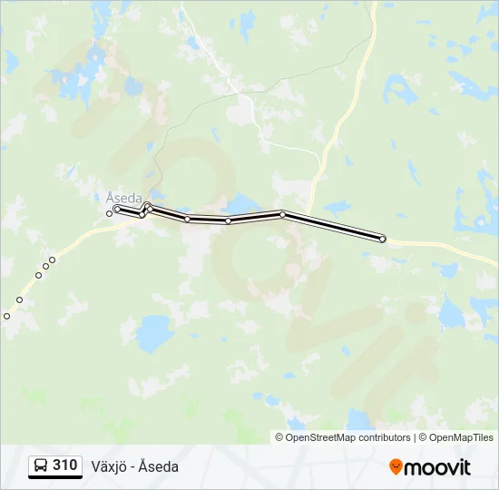 310 Bus Line Map