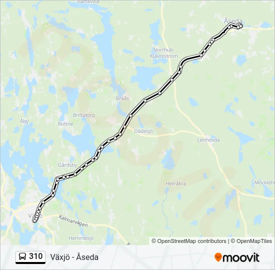 310 Bus Line Map