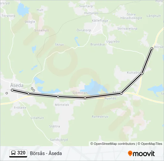 320 Bus Line Map