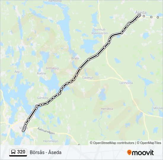320 Bus Line Map