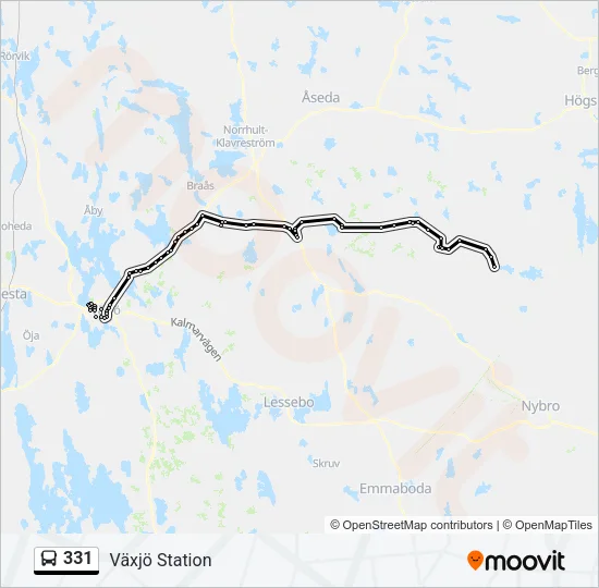 331 Bus Line Map