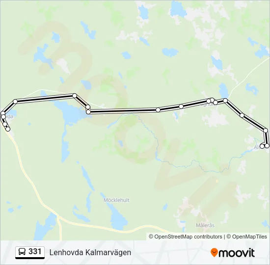 331 Bus Line Map