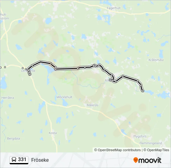 331 Bus Line Map