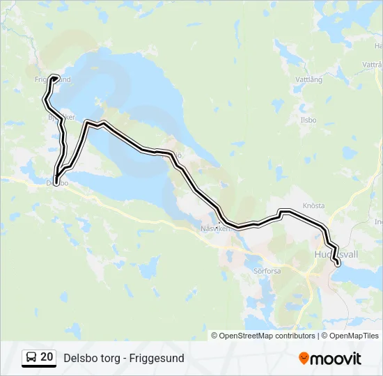 20  Line Map