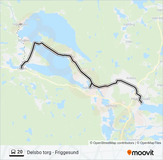 20  Line Map