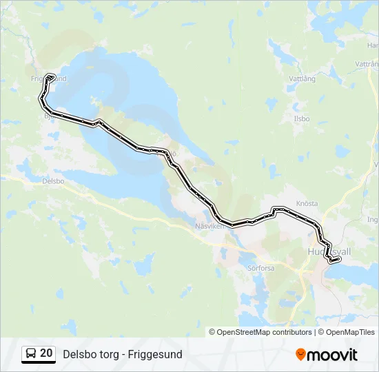 20  Line Map