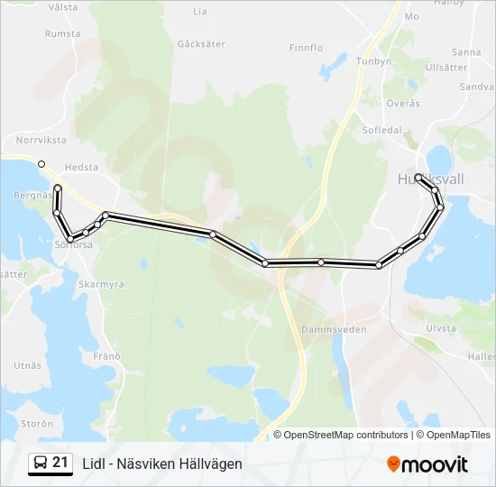 21  Line Map