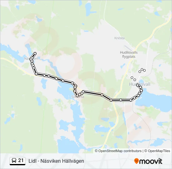 21  Line Map