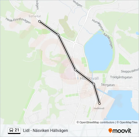 21  Line Map