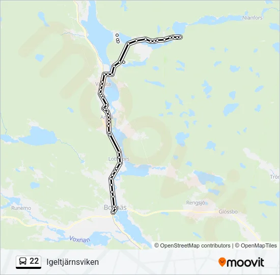 22  Line Map