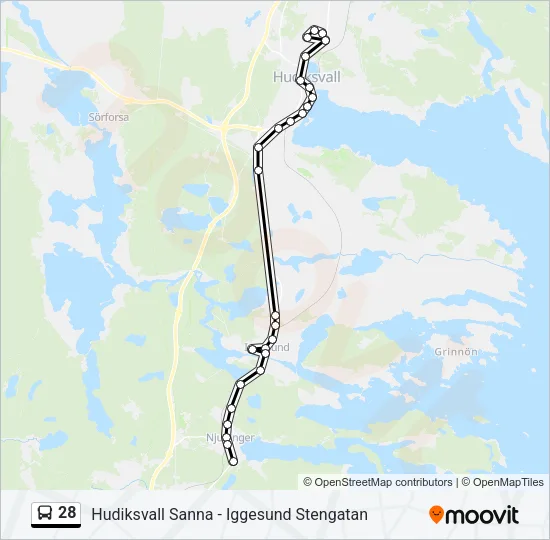 28  Line Map
