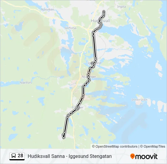 28  Line Map