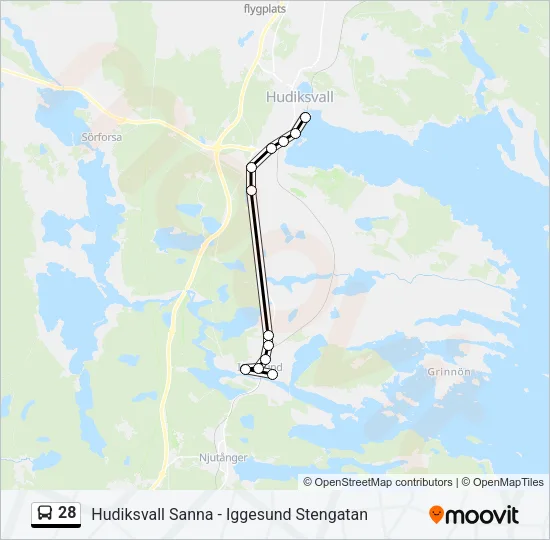 28  Line Map