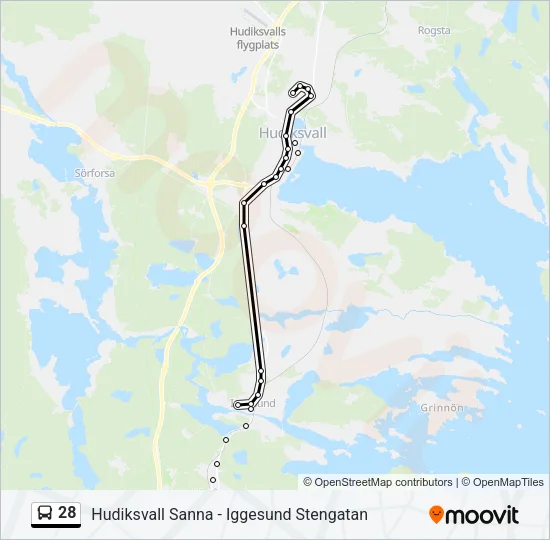 28  Line Map