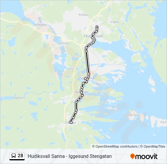 28  Line Map