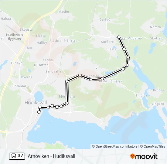 37  Line Map