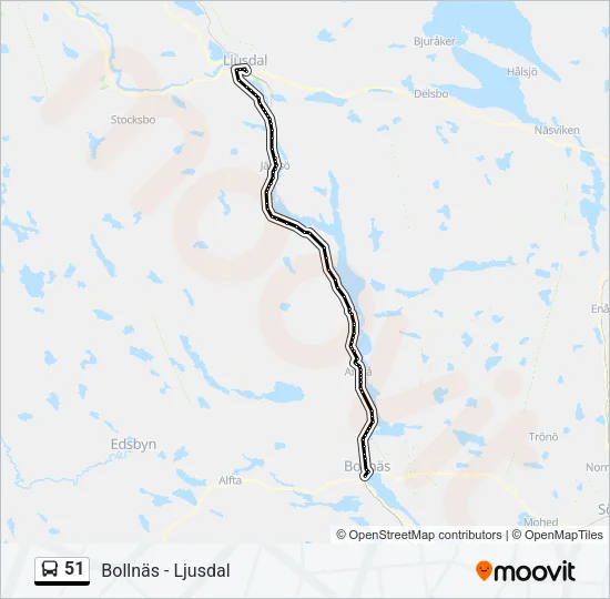 51  Line Map