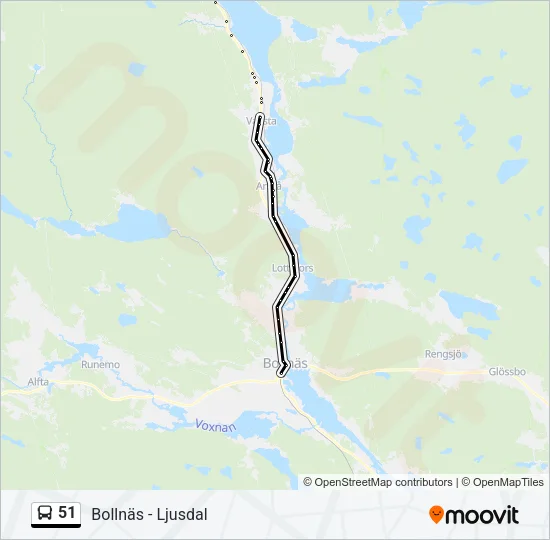 51  Line Map