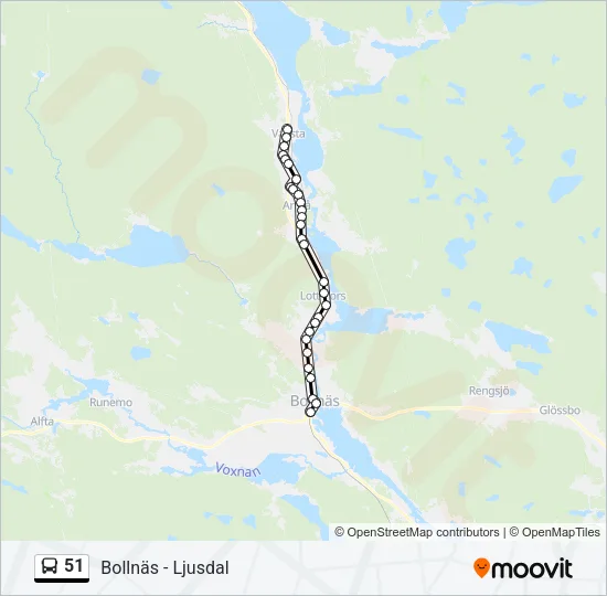 51  Line Map