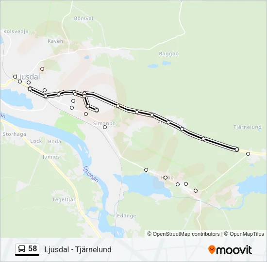 58  Line Map