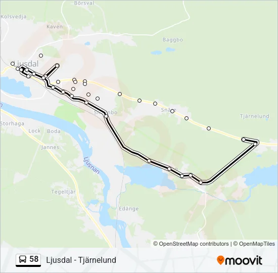 58  Line Map